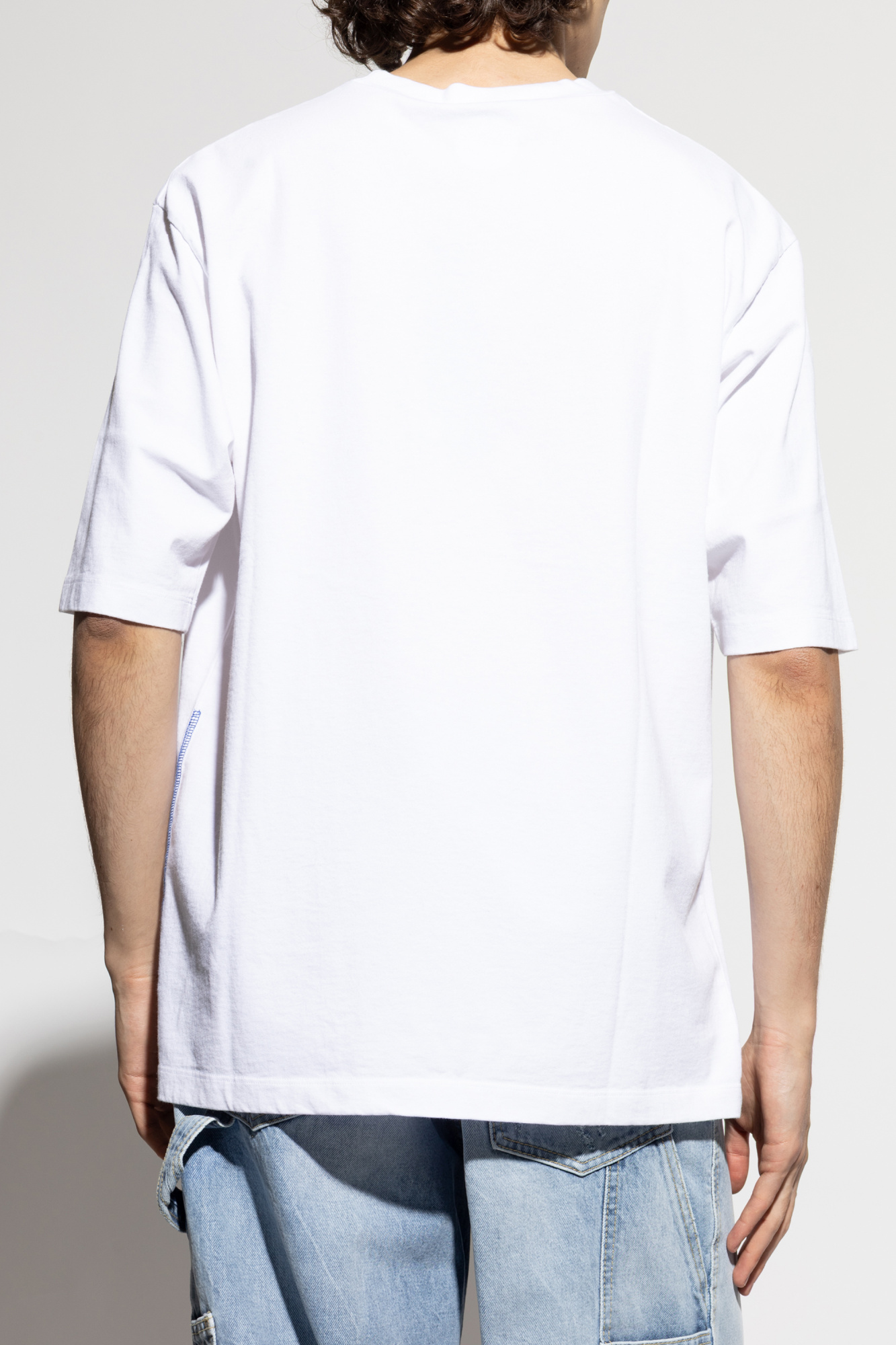 Biały T-shirt z logo Dsquared2 - Vitkac Polska